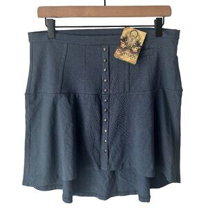 nomads Minerva Skirt in Orion Blue High Low Skirt Size Large NWT
